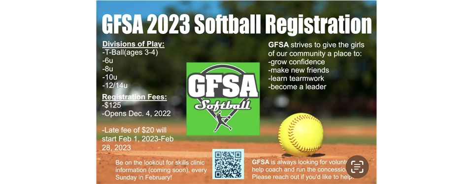 Registration for the Spring Season is Open Now!!!!